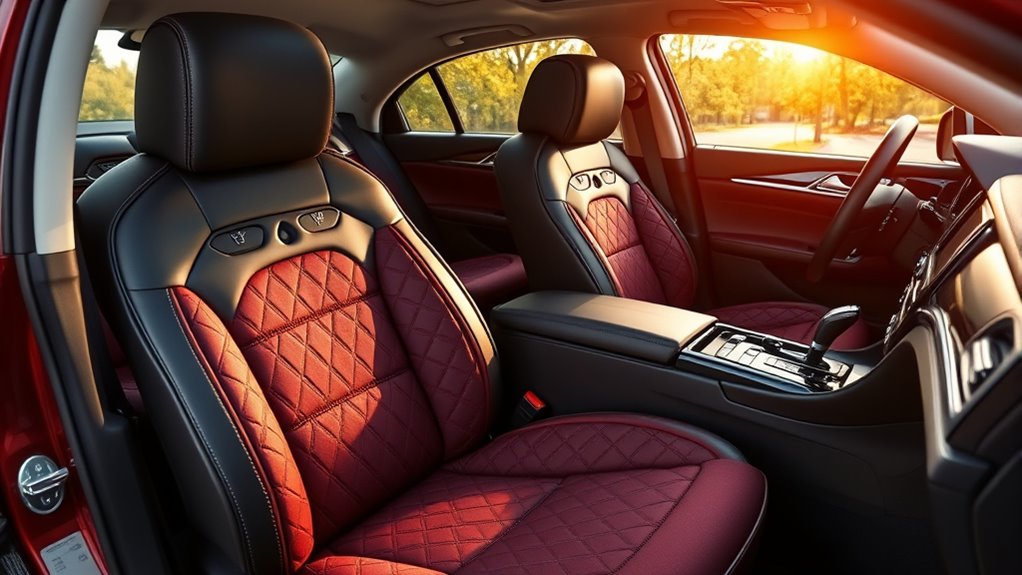 luxury car seat cover options