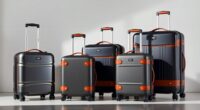 luxury durable travel luggage