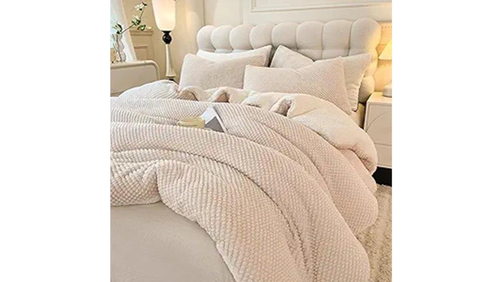luxury king sherpa bedding