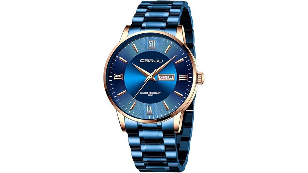 luxury men s steel watch