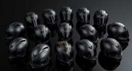 luxury motorcycle helmet selection