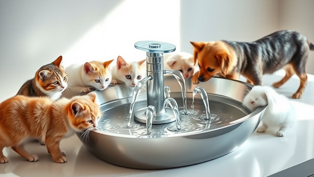 luxury pet water fountains