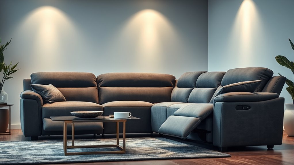 luxury reclining sofa options