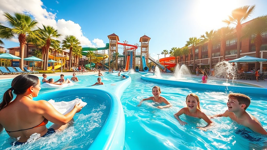 luxury resort water park