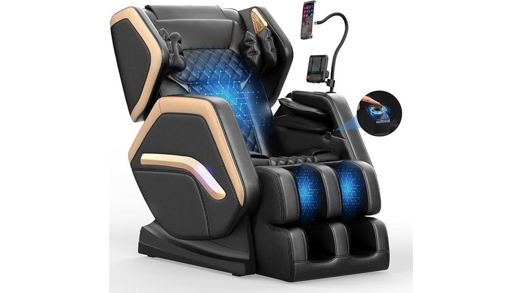 luxury zero gravity massage chair