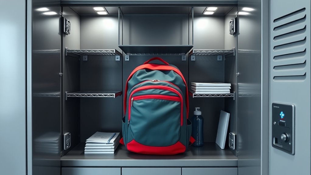 materials and features optimize storage