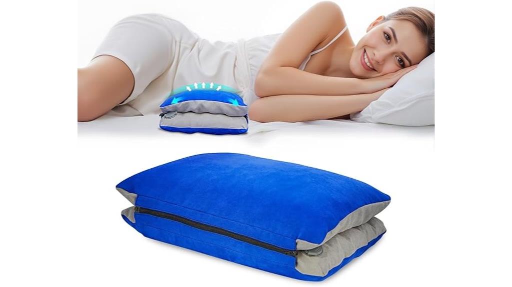 memory foam camping pillow