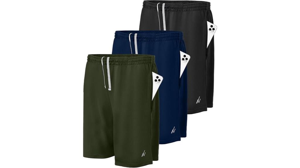 men s athletic shorts pack