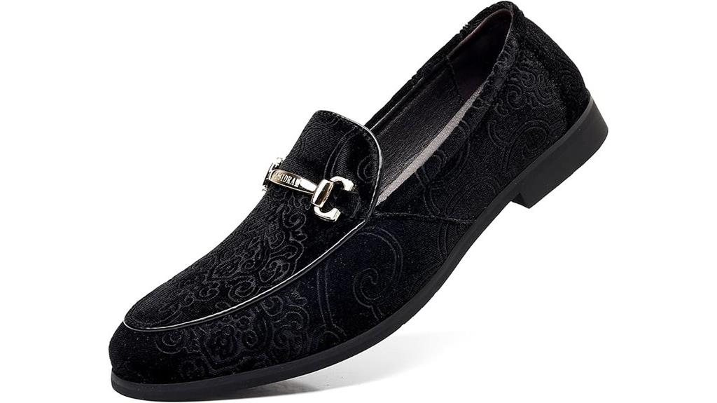 men s velvet penny loafers