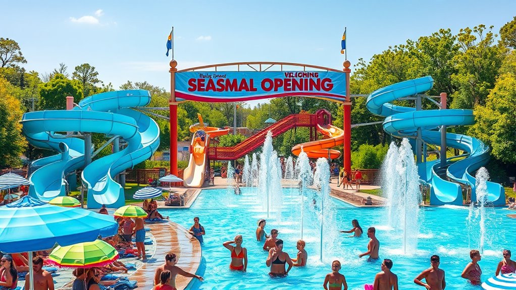mid season water park openings