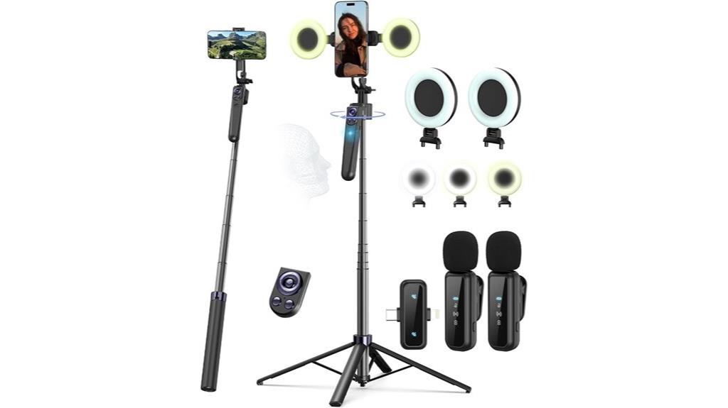 mobile vlogging tripod kit