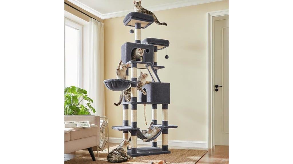 multi level cat play structure