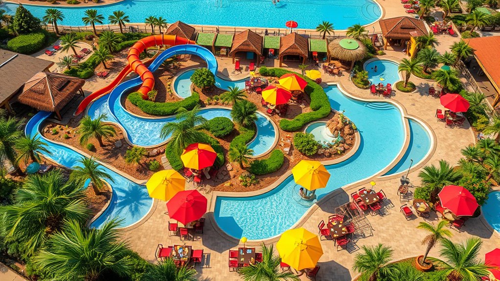 on site diverse dining options