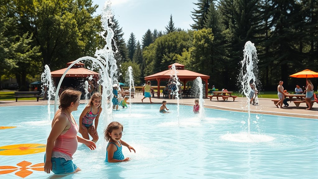 outdoor pools with accessible amenities