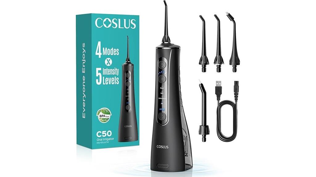 portable dental water flosser