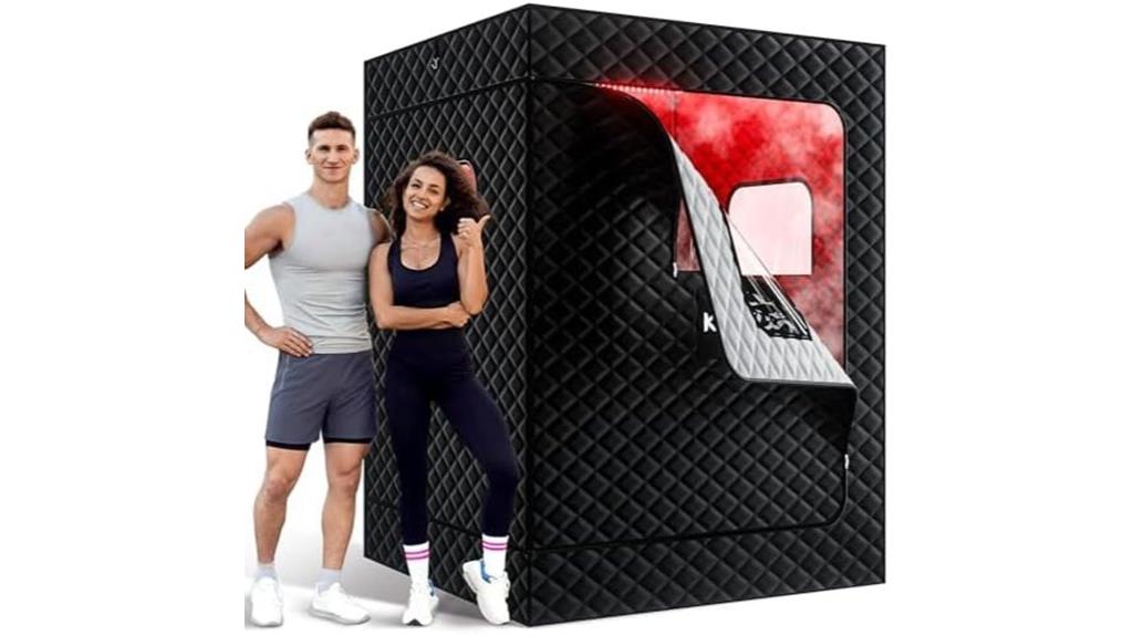 portable infrared sauna for two