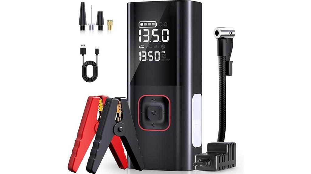 portable jump starter air compressor