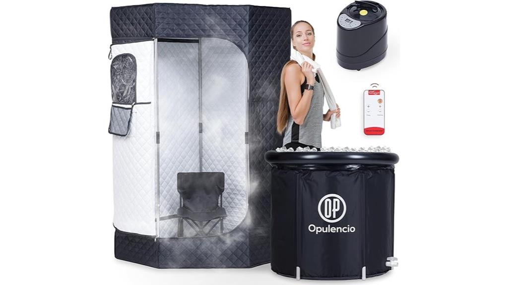 portable sauna cold plunge
