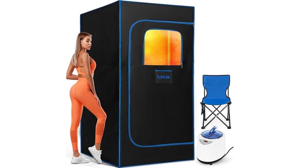 portable sauna tent with remote