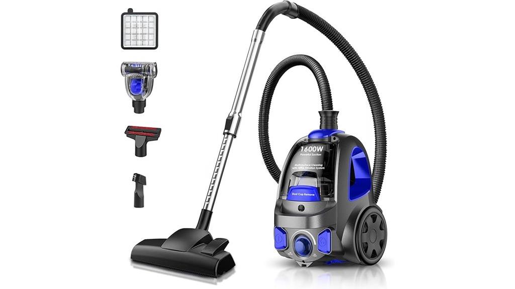 powerful lightweight cyclonic vacuum