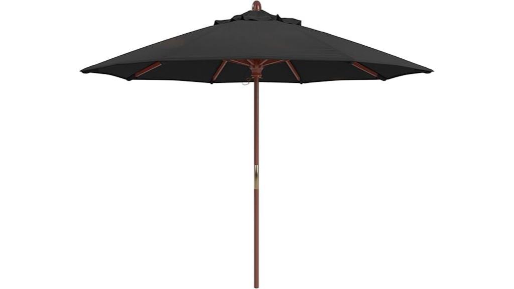 premium 9 hardwood umbrella