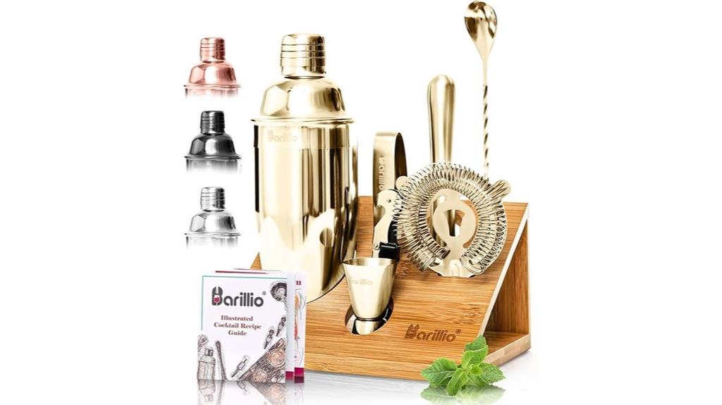 premium stainless steel bar set