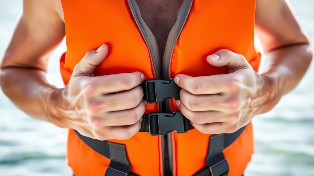 proper life jacket donning