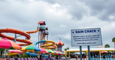 rain policy water parks