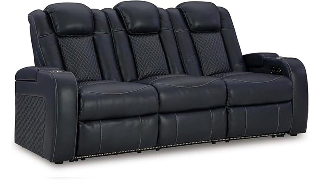 reclining sofa with usb