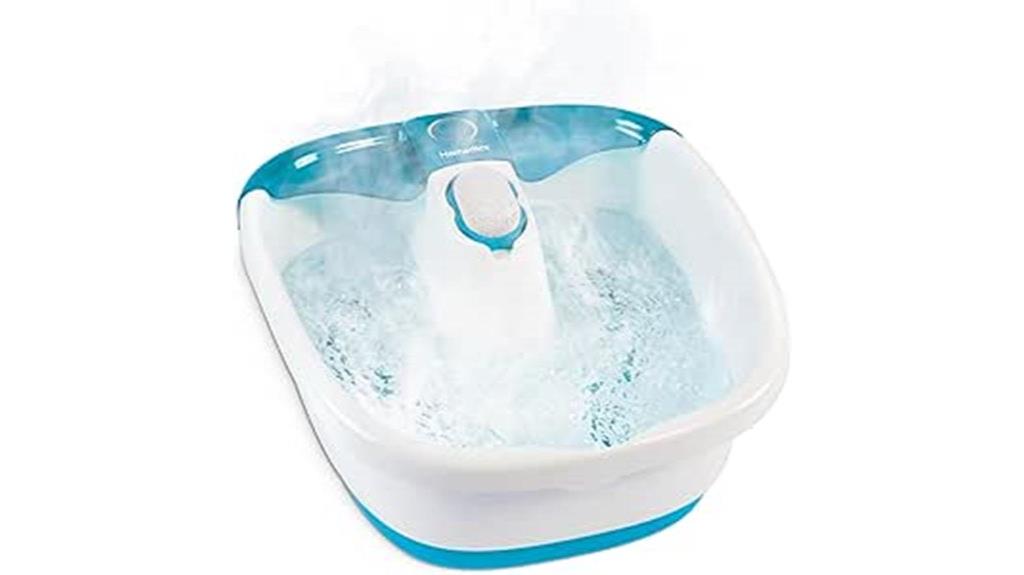 relaxing foot spa experience