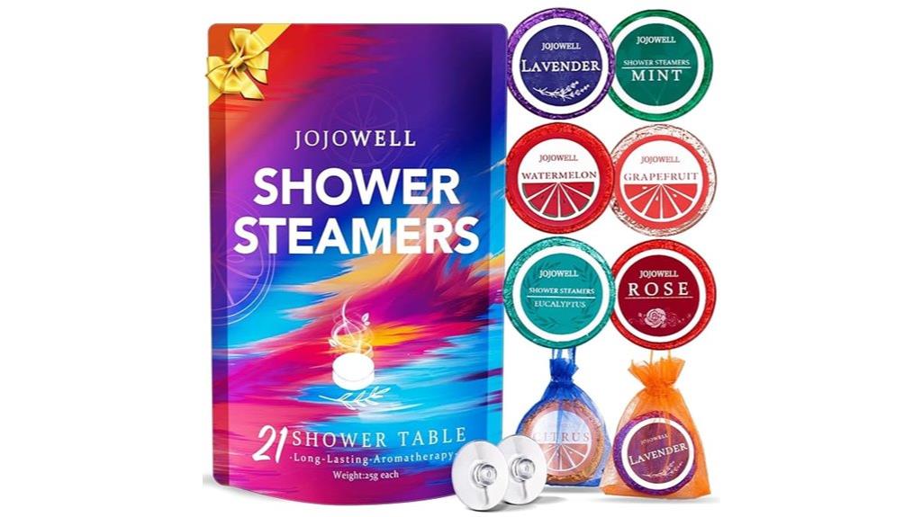 relaxing shower steamers pack