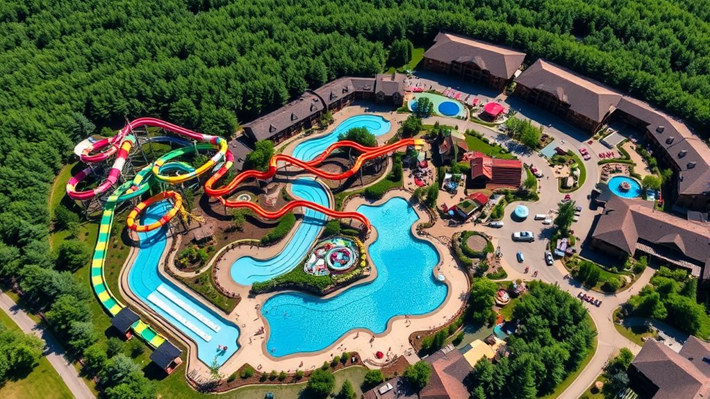 resort zones with key features