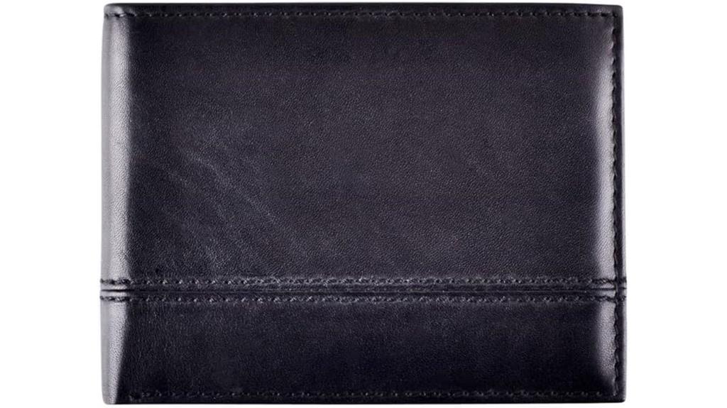 rfid leather wallet men