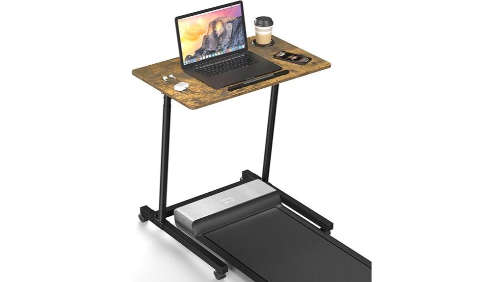 rolling treadmill standing desk