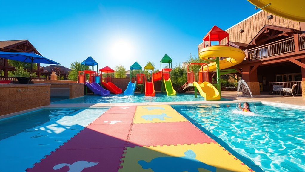 safe colorful water play