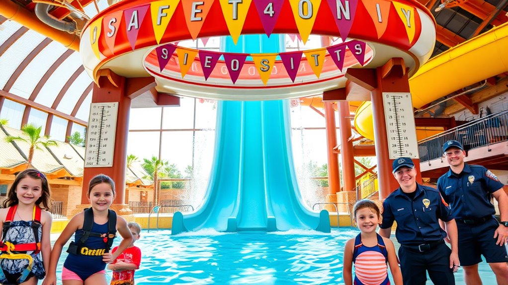 safety signage and capacity limits