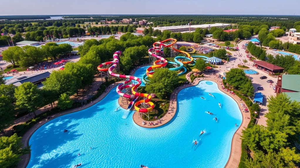 seamless water and rides