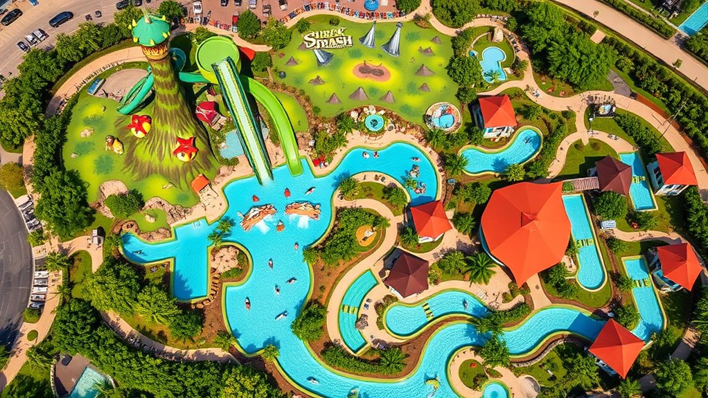 shrek swamp water rides