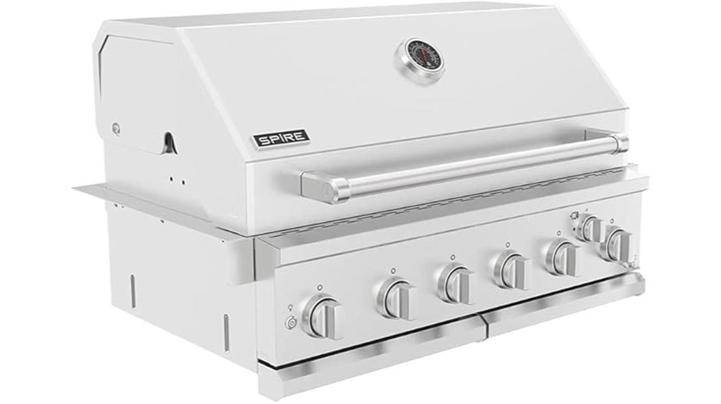 six burner gas grill