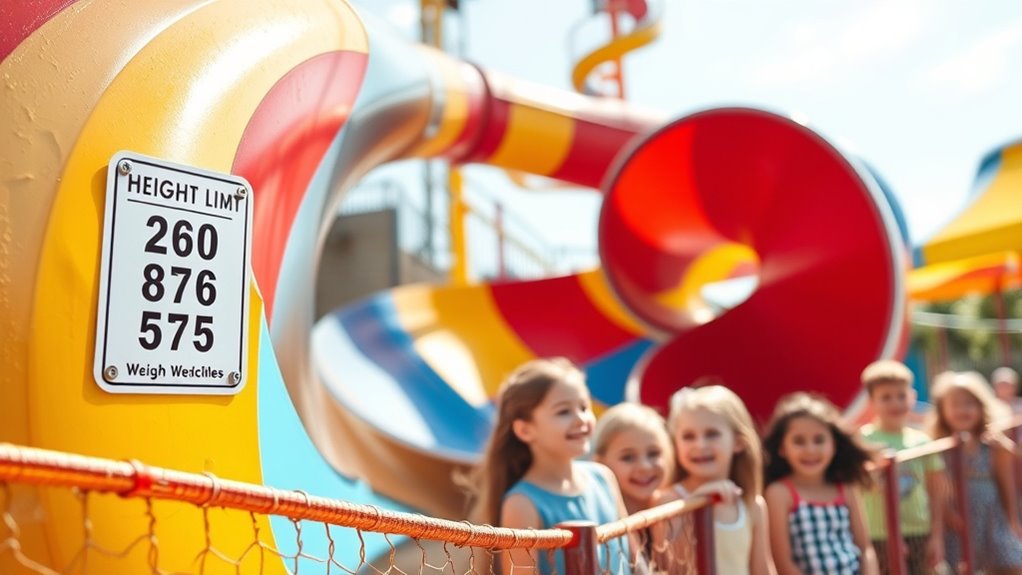 slide height and weight restrictions