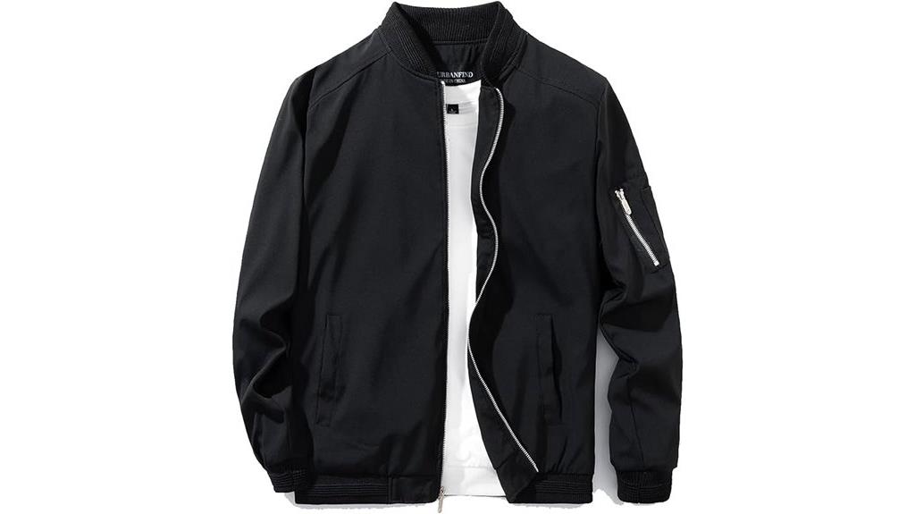 slim fit lightweight bomber