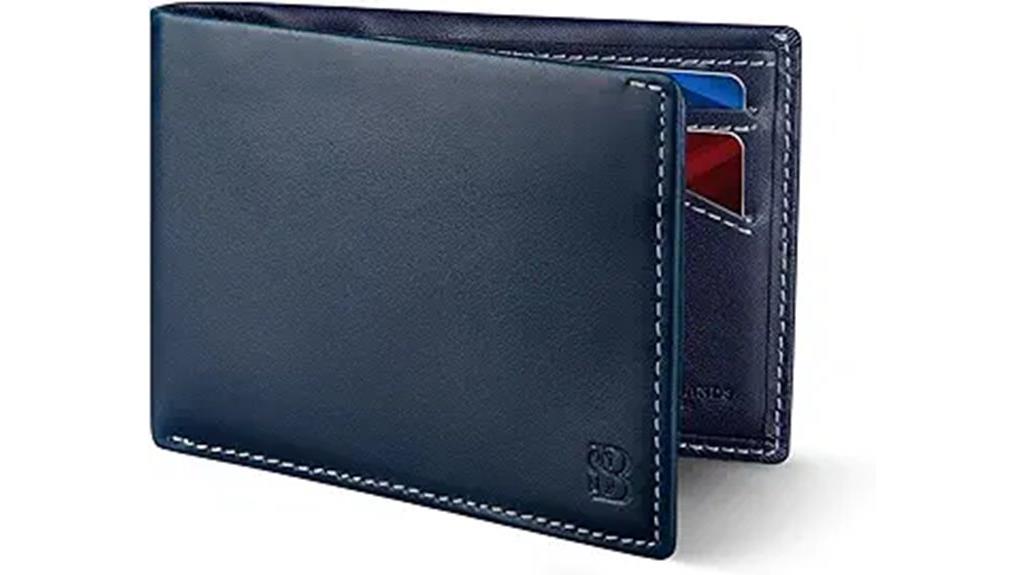 slim rfid bifold wallet