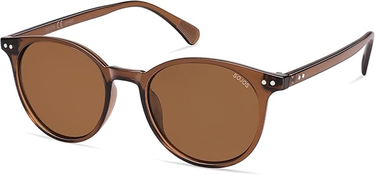 small round polarized sunglasses