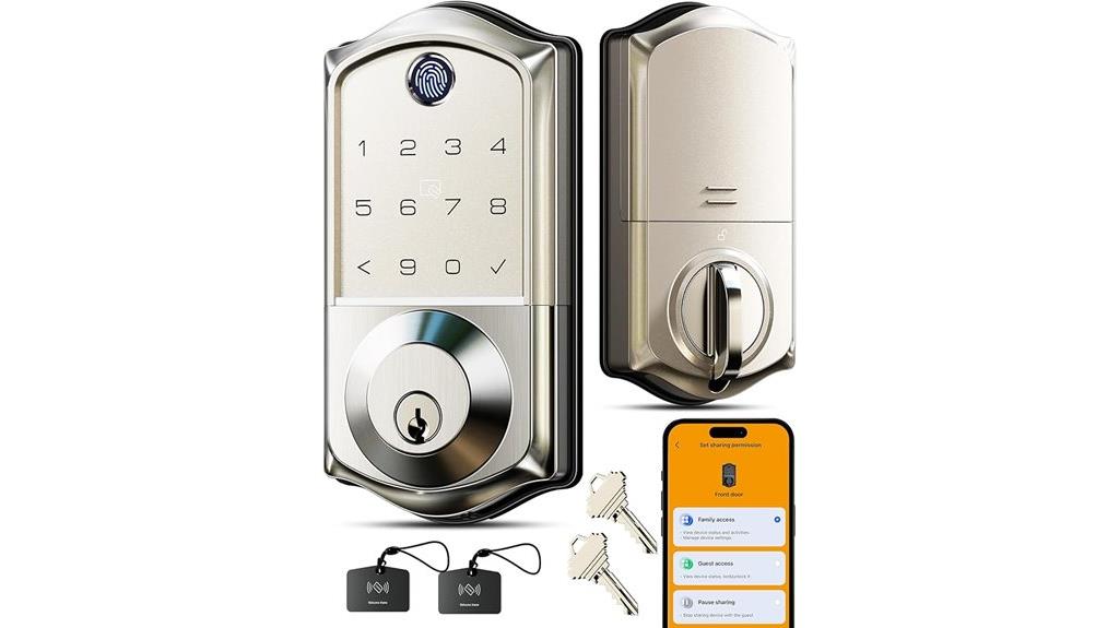 smart fingerprint door lock