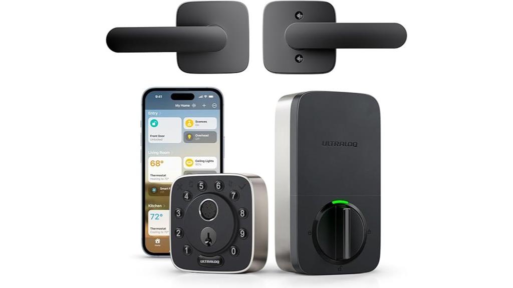 smart lock with handle