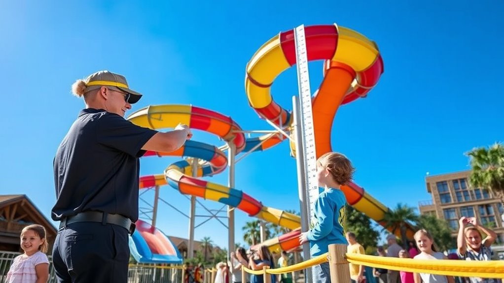 staff enforce height regulations