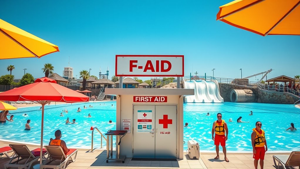 strategic accessible first aid locations