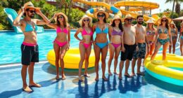 swimsuits and waterproof accessories