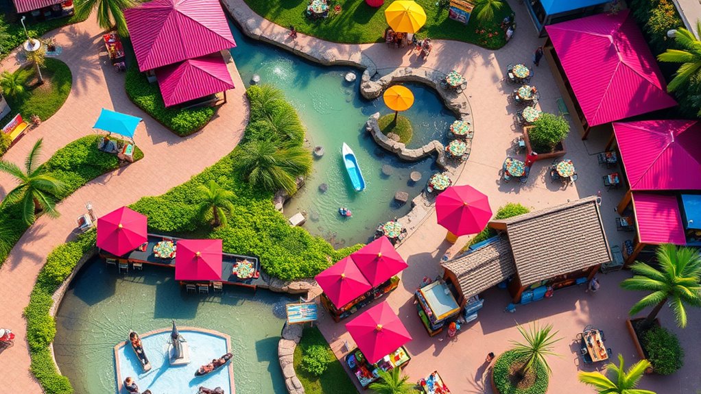 themed diverse food options