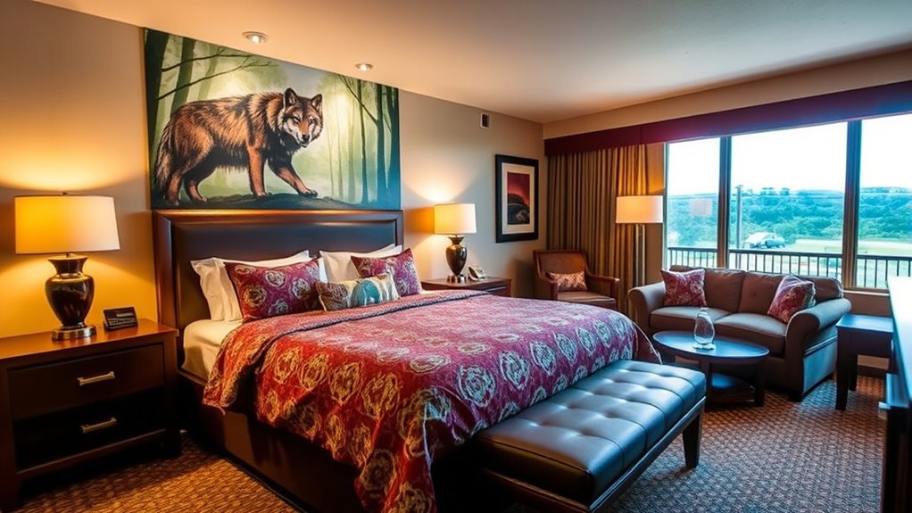 themed suites with amenities